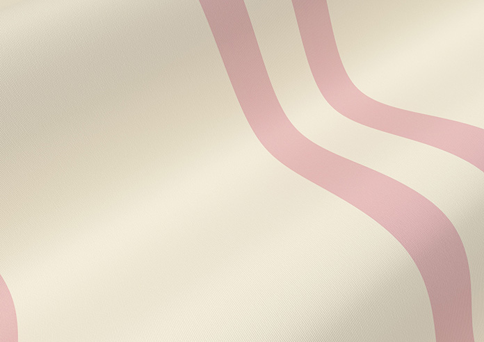 Adelaide, Winnies Stripe Rosies Pink - Roller Blind - Image 4